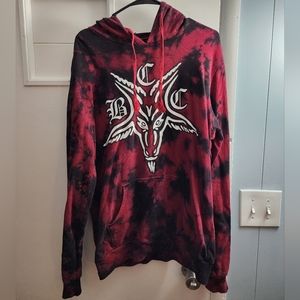 Red And Black Tye Dye Blackcraft Cult Hoodie